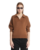 Brown Herve Cashmere Polo | PDP | Antonia