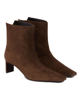 Brown Suede Ankle Boots | PDP | Antonia