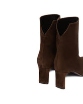 Brown Suede Ankle Boots | PDP | Antonia