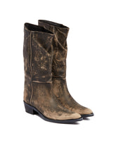 Brown Clive Leather Boots | PDP | Antonia