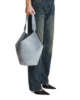 Blue Small Lotus Tote | PDP | Antonia