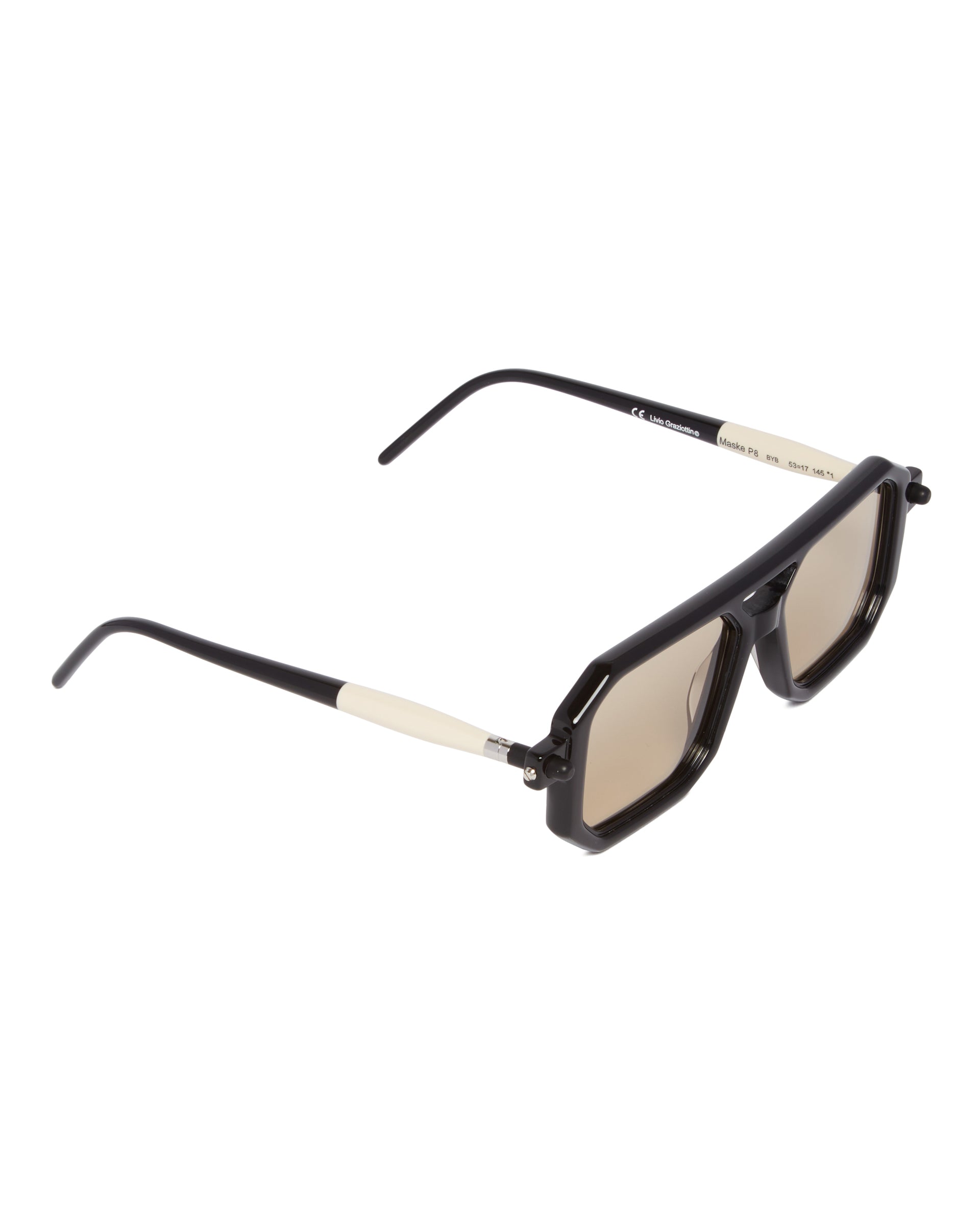 Brown Mask P8 Sunglasses | KUBORAUM - Antonia