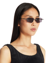 Silver H40 Mask Sunglasses | PDP | Antonia