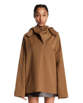 Beige Wool Anorak Jacket | PDP | Antonia