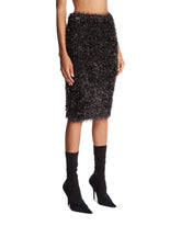 Gonna Midi In Lurex Grigia | PDP | Antonia