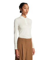 White Silk Polo | PDP | Antonia