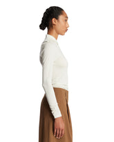 White Silk Polo | PDP | Antonia