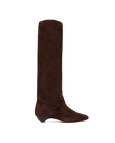 Brown Suede Allegra Boots | PDP | Antonia