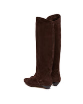 Brown Suede Allegra Boots | PDP | Antonia