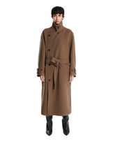 Brown Wool Coat with Belt | PDP | Antonia