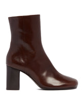Brown Leather Anatomic Ankle Boots | PDP | Antonia