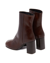 Brown Leather Anatomic Ankle Boots | PDP | Antonia