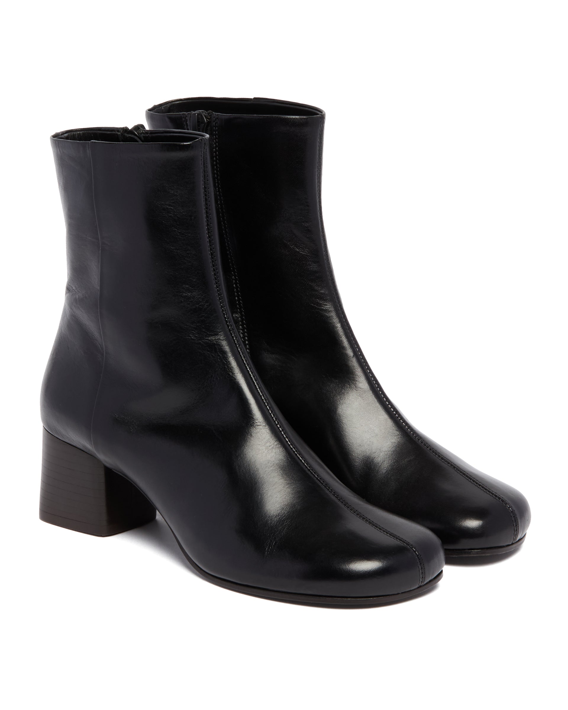 Black Anatomic 55 Ankle Boots | LEMAIRE - Antonia