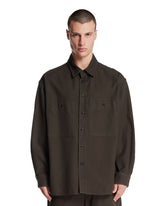 Brown Pocket Cotton Shirt | PDP | Antonia