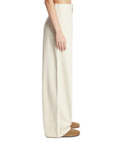 White Denim Trousers | PDP | Antonia
