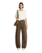 Green Curved Jeans | PDP | Antonia