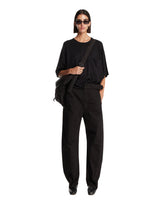 Black Curved Jeans with Belt | PDP | Antonia