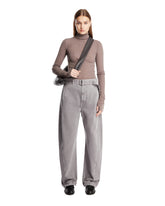 Gray Twisted Jeans with Belt | PDP | Antonia