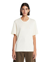 White Relaxed Cotton T-Shirt | PDP | Antonia