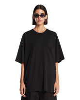 Black Cotton Pocket T-Shirt | PDP | Antonia