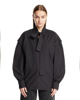 Gray Bow Shirt | PDP | Antonia