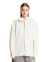 Camicia Con Fiocco Bianca | PDP | Antonia