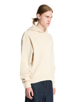 Maglione Con Cappuccio Bianco | PDP | Antonia