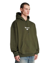 Levis x Barbour Green Graphic Hoodie | PDP | Antonia