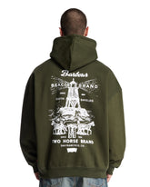 Levis x Barbour Green Graphic Hoodie | PDP | Antonia