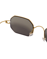 Gold Air Rim Titanium 8223 Sunglasses | PDP | Antonia