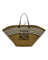 LOEWE Paula's Ibiza Green Large Anagram Basket Bag | PDP | Antonia