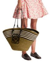 LOEWE Paula's Ibiza Green Large Anagram Basket Bag | PDP | Antonia