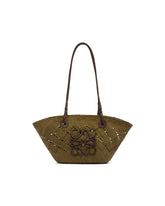 Green Small Basket Anagram Bag | PDP | Antonia