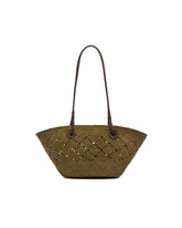 Green Small Basket Anagram Bag | PDP | Antonia