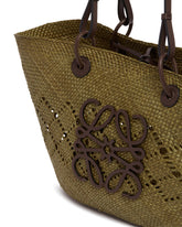 Green Medium Basket Anagram Bag | PDP | Antonia