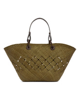Green Medium Basket Anagram Bag | PDP | Antonia