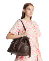 Brown Large Flamenco Clutch | PDP | Antonia