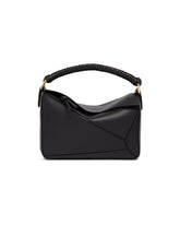 Black Small Puzzle Bag | PDP | Antonia