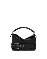 Black Small Puzzle Biker Bag | PDP | Antonia