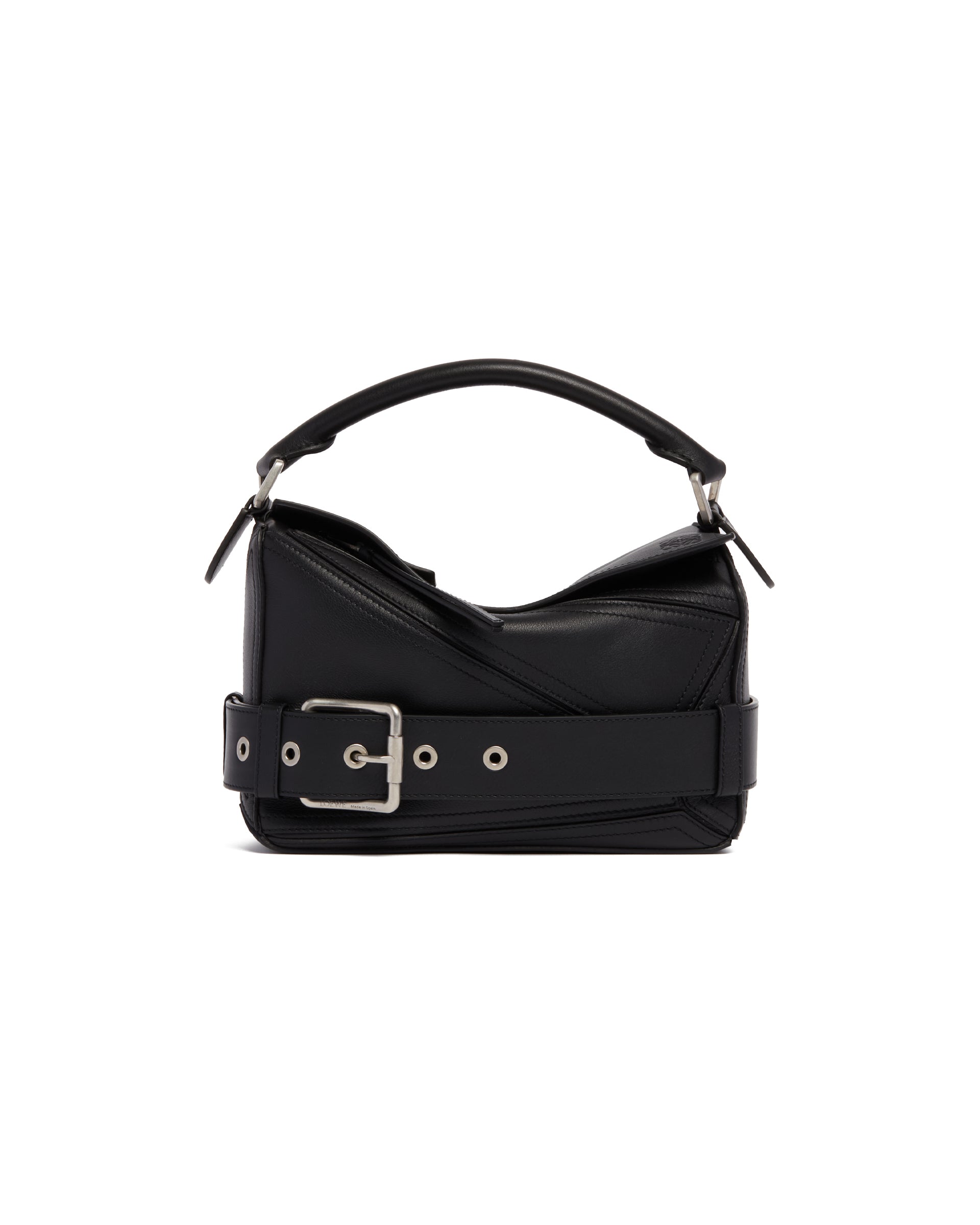 Black Small Puzzle Biker Bag | LOEWE - Antonia