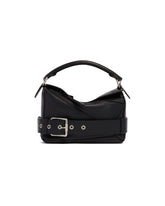 Black Small Puzzle Biker Bag | PDP | Antonia