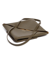 Green Medium Puzzle Fold Tote Bag | PDP | Antonia