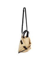 Beige Mini Punch Hole Shopper Bag | PDP | Antonia