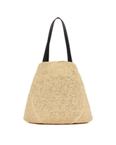 Beige Medium Punch Hole Shopper Bag | PDP | Antonia
