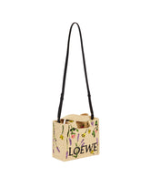 Beige Raffia Small Font Tote Bag | PDP | Antonia