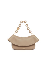 Beige Medium Ola Leather Bag | PDP | Antonia