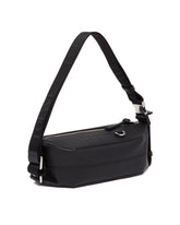 Black Leather Convertible Slingbag | PDP | Antonia