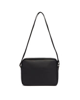 Black Medium Pebble Messenger Bag | PDP | Antonia