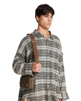 Brown Small Pebble Messenger Bag | PDP | Antonia