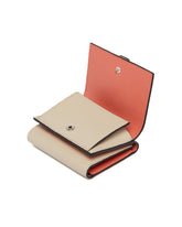 Gray Leather Trifold Wallet | PDP | Antonia